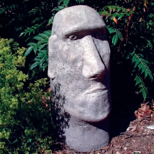 Moai Easter Island Head Stone Garden Ornament