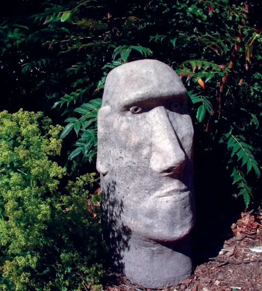 Moai Easter Island Head Stone Garden Ornament