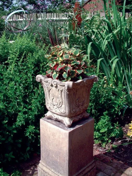 Modena 22 Vase Stone Garden Planter on Pedestal