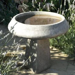 Modern & Simple Stone Garden Bird Bath