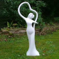 Modern Romance 80cm Marble Resin Garden Statue