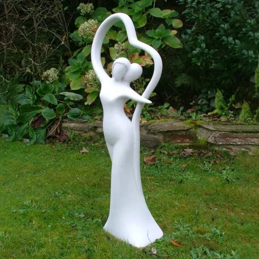 Modern Romance 80cm Marble Resin Garden Statue