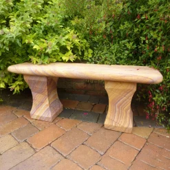 Mulsanne Polished Rainbow Sandstone Garden Bench