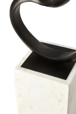 Mystical Grace 60cm Black Metal Indoor Sculpture