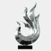 Nexus Ignite 85cm Silver Metal Indoor Sculpture v2