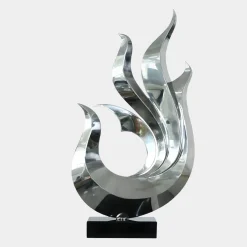 Nexus Ignite 85cm Silver Metal Indoor Sculpture v2