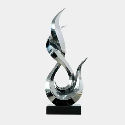 Nexus Ignite 93cm Silver Metal Indoor Sculpture v1