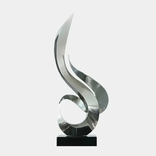 Nexus Ignite 85cm Silver Metal Indoor Sculpture v4