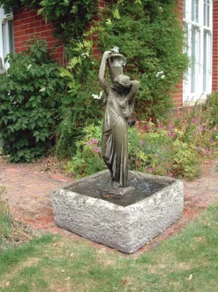 Nicole Fountain Stone Garden Water Feature