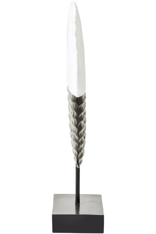 Night & Day 41cm Black & White Wood Indoor Sculpture