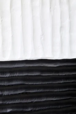 Night & Day 41cm Black & White Wood Indoor Sculpture