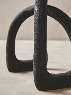 Nightfall 21cm Black Metal Indoor Sculpture