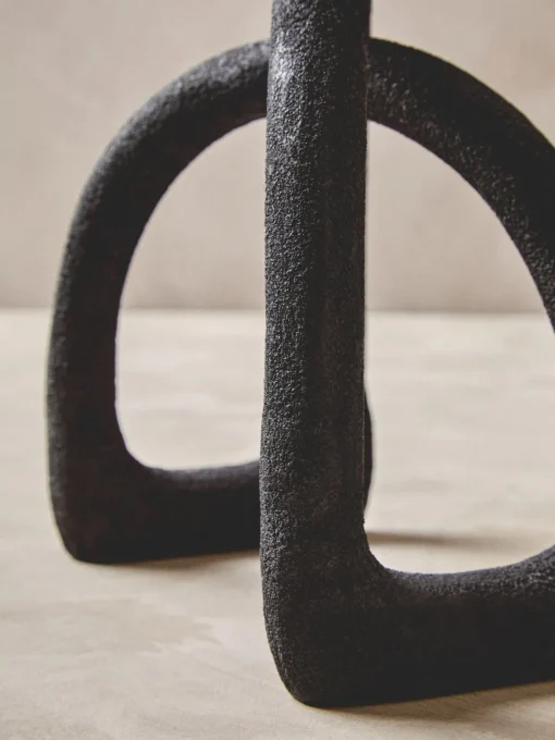 Nightfall 21cm Black Metal Indoor Sculpture