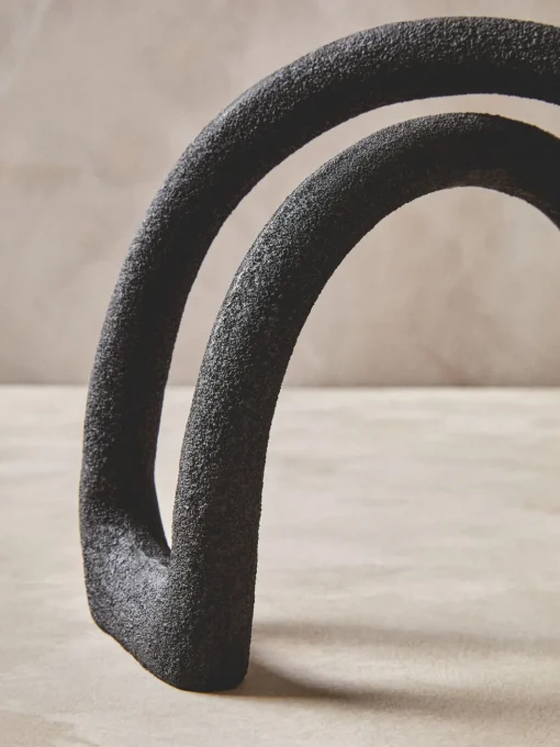 Nightfall 21cm Black Metal Indoor Sculpture