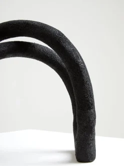 Nightfall 21cm Black Metal Indoor Sculpture