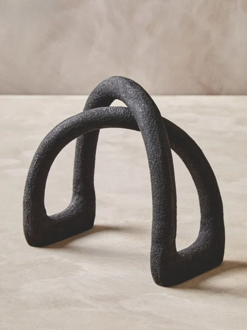 Nightfall 21cm Black Metal Indoor Sculpture