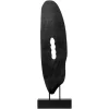 Obsidian Essence 70cm Black Wood Indoor Sculpture