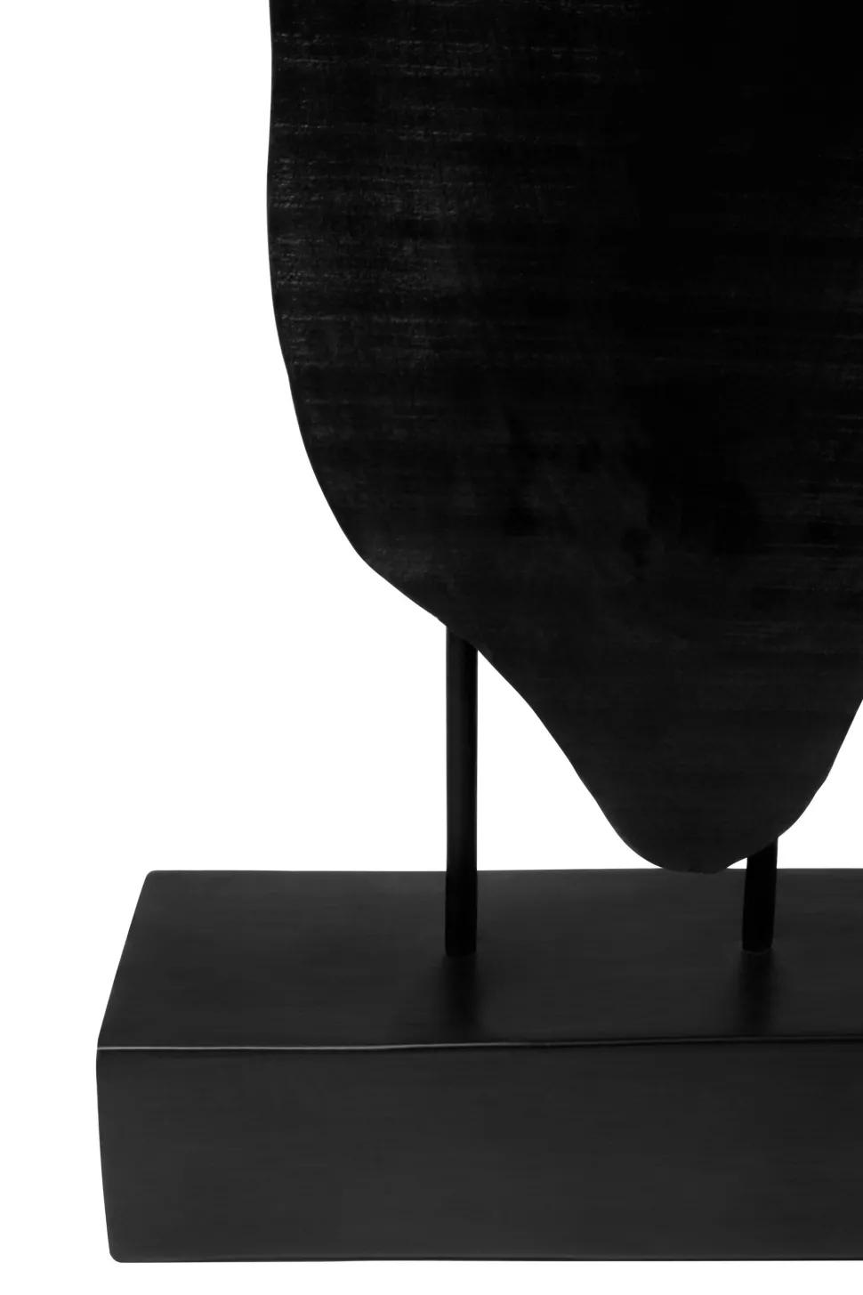 Obsidian Essence 70cm Black Wood Indoor Sculpture