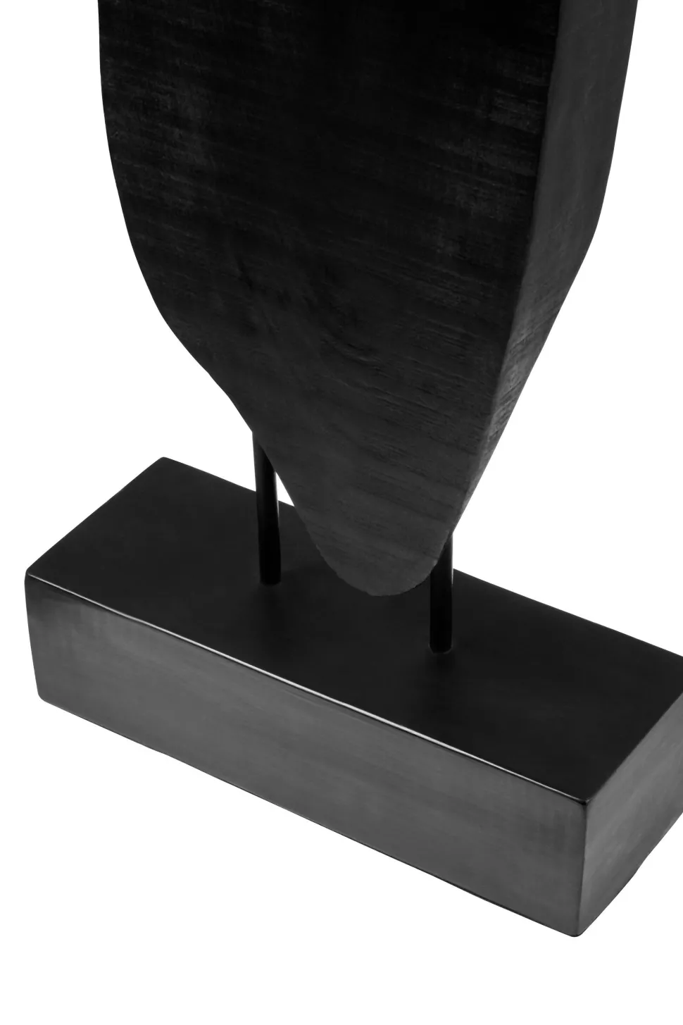 Obsidian Essence 70cm Black Wood Indoor Sculpture