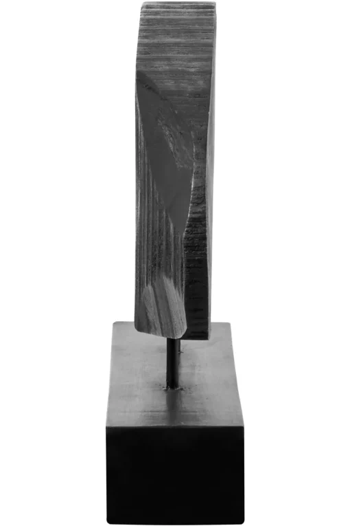 Obsidian Essence 32cm Black Wood Indoor Sculpture