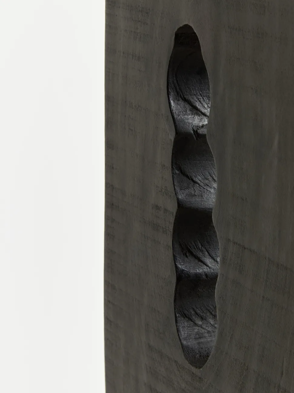 Obsidian Essence 70cm Black Wood Indoor Sculpture