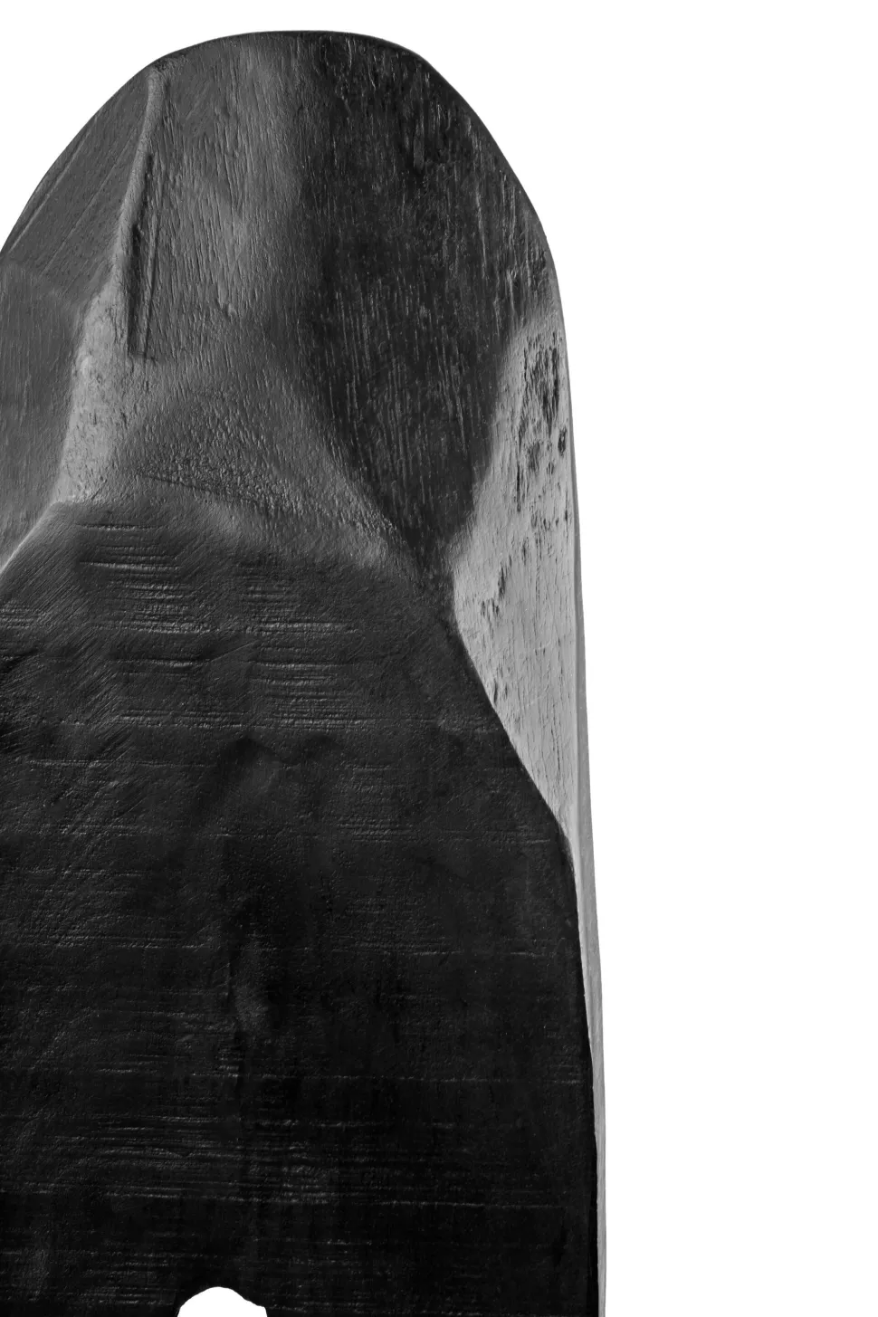 Obsidian Essence 70cm Black Wood Indoor Sculpture