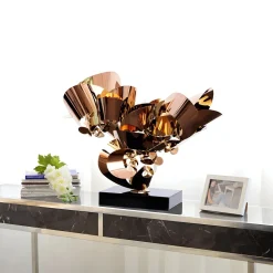 Opal Bloom 53cm Copper Metal Indoor Sculpture