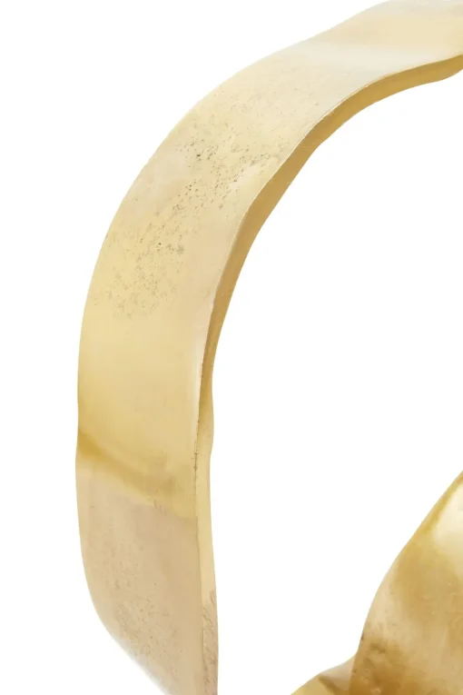 Orbique 42cm Gold Metal Indoor Sculpture