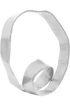 Orbique 42cm Silver Metal Indoor Sculpture