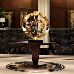 Orbital Chaos 55cm Copper Metal Indoor Sculpture