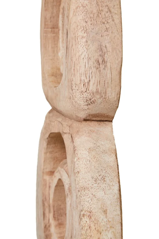 Orbital Elegance 57cm Wood Indoor Sculpture