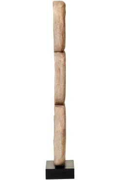 Orbital Elegance 57cm Wood Indoor Sculpture