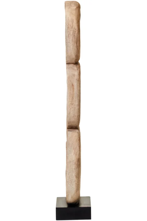 Orbital Elegance 57cm Wood Indoor Sculpture