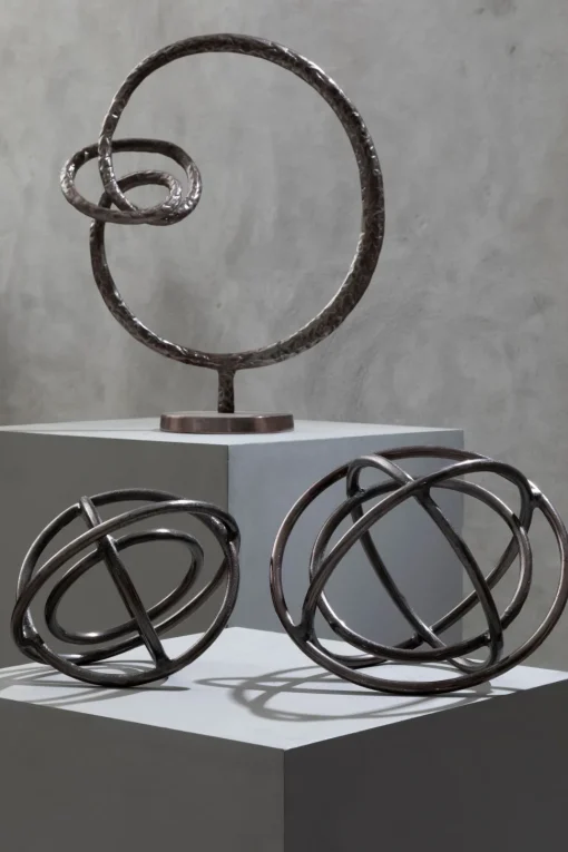 Orbitus 52cm Bronze Metal Indoor Sculpture