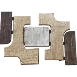 Organic Grid 31cm Metal Indoor Sculpture