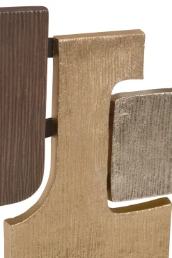 Organic Grid 31cm Metal Indoor Sculpture