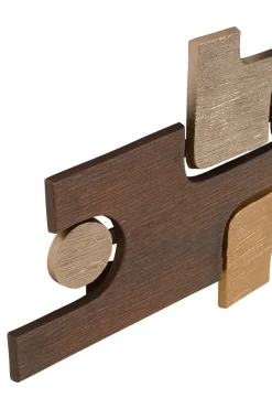 Organic Grid 40cm Metal Wall Sculpture