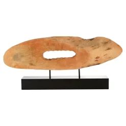 Oval Essence 32cm Wood Indoor Sculpture