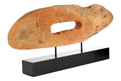 Oval Essence 32cm Wood Indoor Sculpture