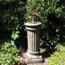Oxford Armillary Brass Stone Garden Sundial