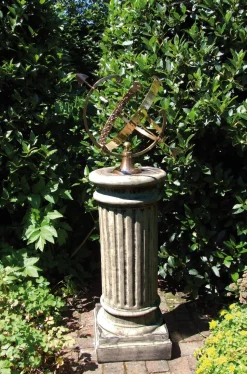 Oxford Armillary Brass Stone Garden Sundial