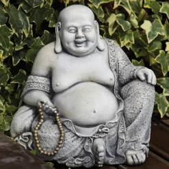 Pearl Stone Buddha Garden Ornament