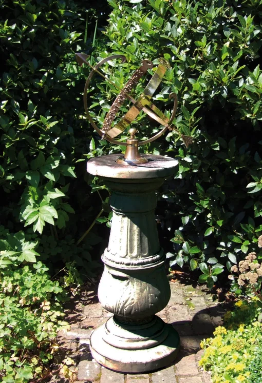 Pedestal Armillary 133cm Stone Garden Sundial