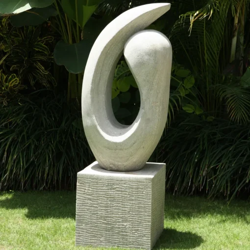 Perplexity Contemporary Stone Garden Sculpture