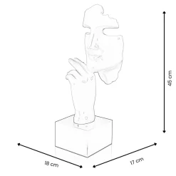 Phantom Diva 45cm Gold Resin Indoor Sculpture