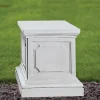 Plain 45cm Marble Resin Garden Pedestal