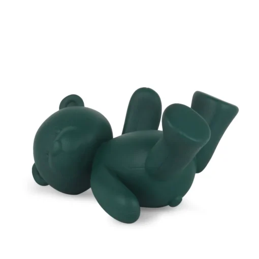 Playful Bear 15cm Green Resin Indoor Sculpture