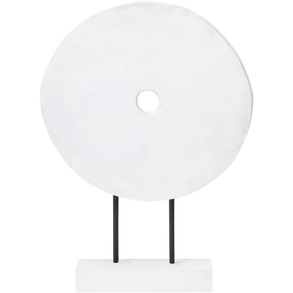 Polar Perfection 43cm White Wood Indoor Sculpture