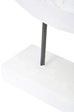 Polar Perfection 43cm White Wood Indoor Sculpture