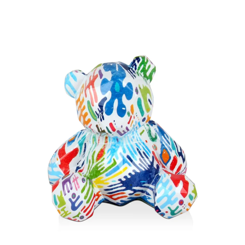Polygon Bear 20cm Inca Art Resin Indoor Sculpture